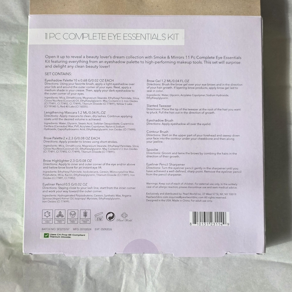 Clean Beauty Eye Essentials Kit - Gold and Brown - Picture 3 of 3